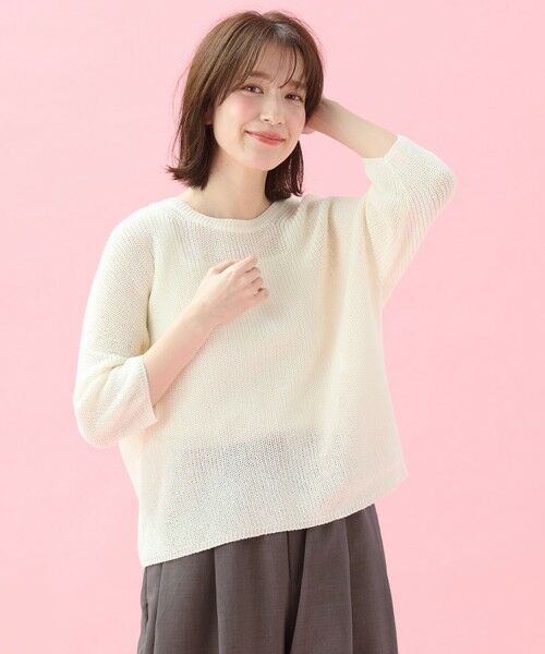 ANY / エニィ ニット・セーター | ギマハーフスリーブニット | 詳細1
