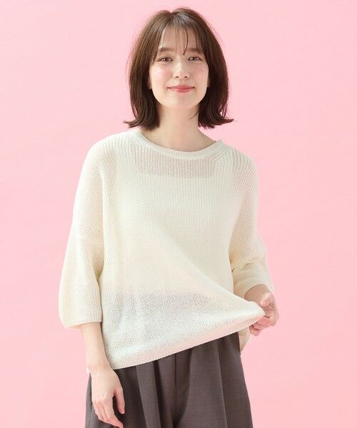 ANY / エニィ ニット・セーター | ギマハーフスリーブニット | 詳細2