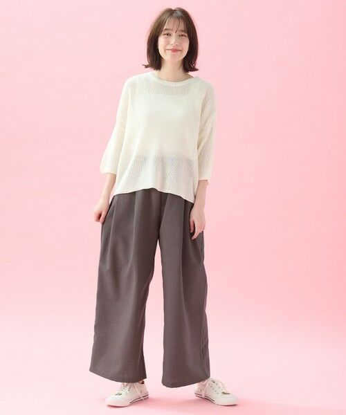 ANY / エニィ ニット・セーター | ギマハーフスリーブニット | 詳細3