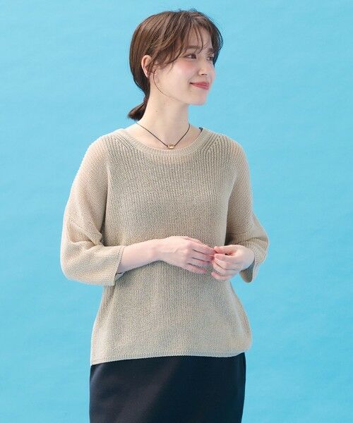 ANY / エニィ ニット・セーター | ギマハーフスリーブニット | 詳細5
