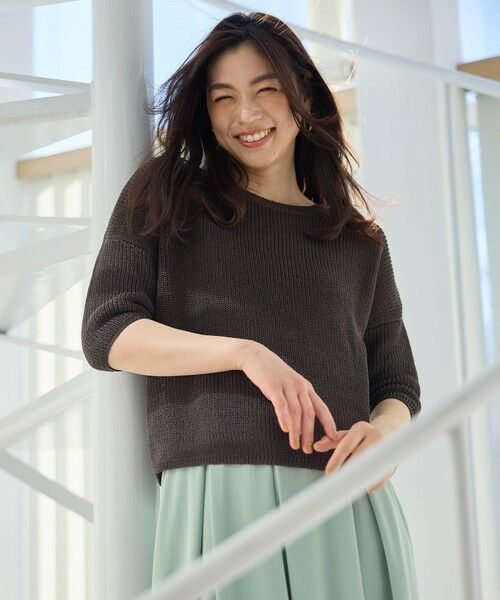 ANY / エニィ ニット・セーター | ギマハーフスリーブニット | 詳細22