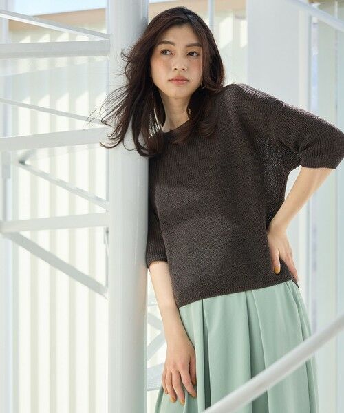 ANY / エニィ ニット・セーター | ギマハーフスリーブニット | 詳細23