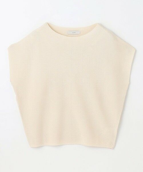 ANY / エニィ ニット・セーター | 【新色追加/14色展開/洗濯機可/UVカット】アクリルガーターフレンチスリーブニット | 詳細5