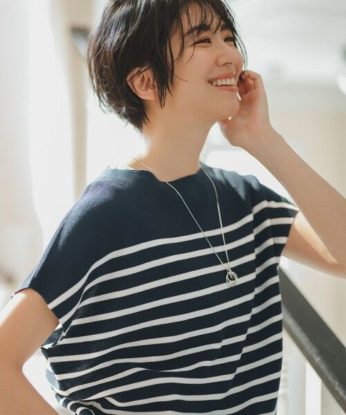 ANY / エニィ ニット・セーター | 【新色追加/14色展開】アクリルガーターフレンチスリーブニット | 詳細22