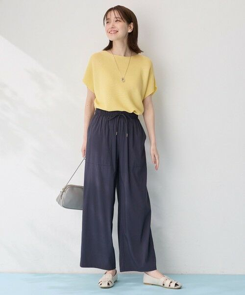 ANY / エニィ ニット・セーター | 【新色追加/14色展開】アクリルガーターフレンチスリーブニット | 詳細23