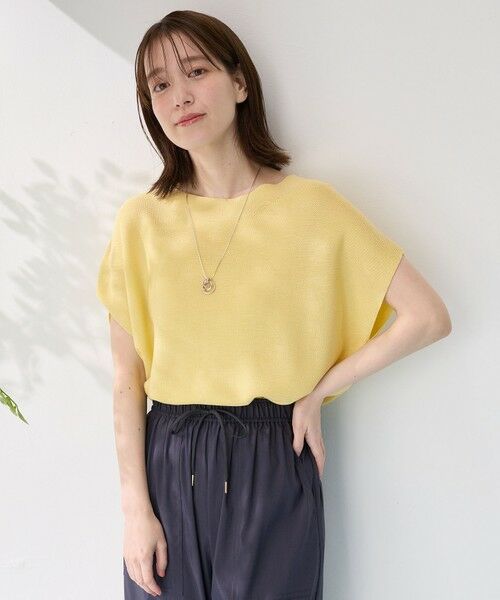 ANY / エニィ ニット・セーター | 【新色追加/14色展開】アクリルガーターフレンチスリーブニット | 詳細28