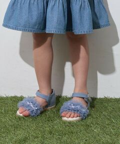 ANY / エニィ サンダル | チュールフリル サンダル