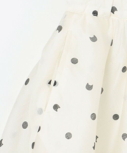 ANY / エニィ ミニ・ひざ丈スカート | ネコ×ドット スカート | 詳細8