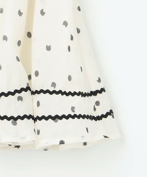 ANY / エニィ ミニ・ひざ丈スカート | ネコ×ドット スカート | 詳細9
