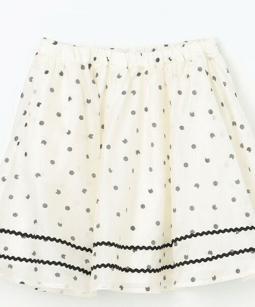 ANY / エニィ ミニ・ひざ丈スカート | ネコ×ドット スカート | 詳細6