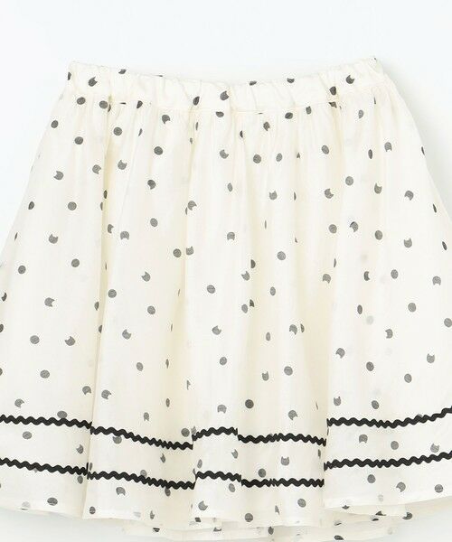 ANY / エニィ ミニ・ひざ丈スカート | ネコ×ドット スカート | 詳細7