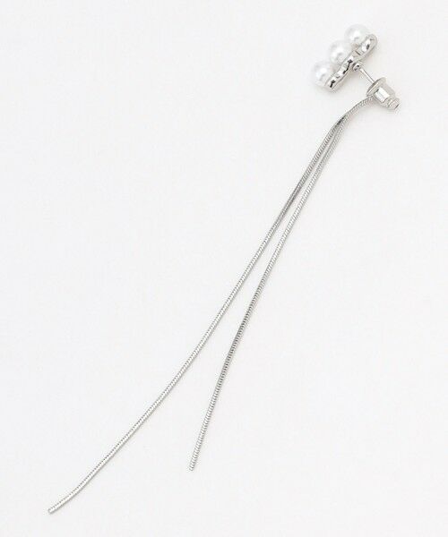 ANY / エニィ ピアス・イヤリング | 【WEB限定】ロングチェーンパールピアス（両耳用） | 詳細1