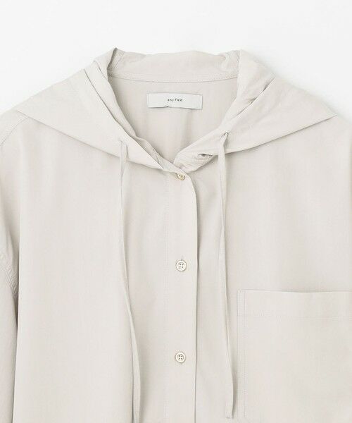 ANY / エニィ シャツ・ブラウス | 撥水フーデットシャツ | 詳細16