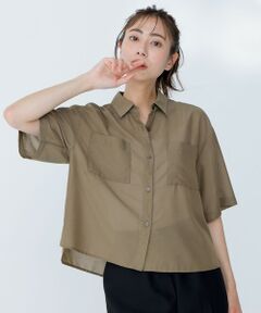 ANY / エニィ シャツ・ブラウス | 【洗濯機可】シアーテックリネンシャツ