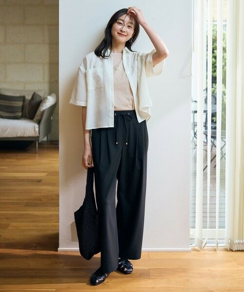 ANY / エニィ シャツ・ブラウス | 【洗濯機可】シアーテックリネンシャツ | 詳細10