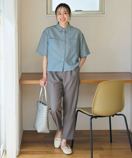 ANY / エニィ シャツ・ブラウス | 【洗濯機可】シアーテックリネンシャツ | 詳細13