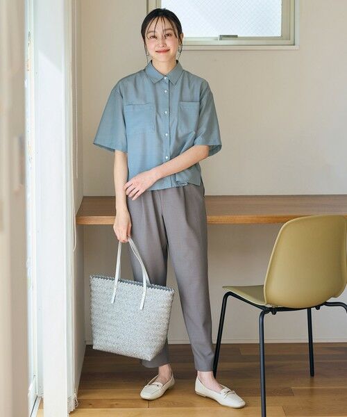 ANY / エニィ シャツ・ブラウス | 【洗濯機可】シアーテックリネンシャツ | 詳細15