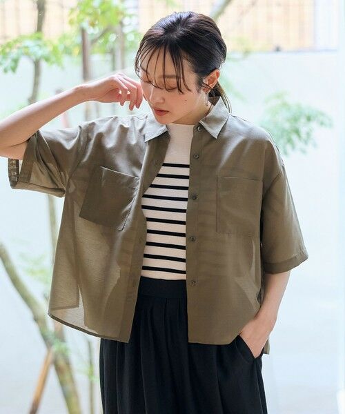 ANY / エニィ シャツ・ブラウス | シアーテックリネンシャツ | 詳細21
