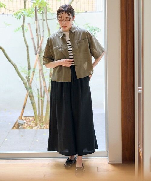 ANY / エニィ シャツ・ブラウス | 【洗濯機可】シアーテックリネンシャツ | 詳細29