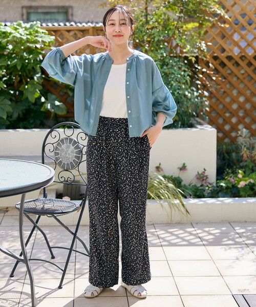 ANY / エニィ シャツ・ブラウス | 【洗濯機可】シアーテックリネンギャザーブラウス | 詳細11