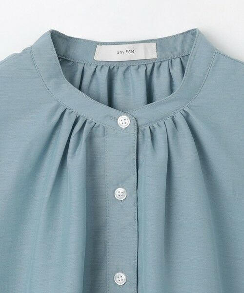 ANY / エニィ シャツ・ブラウス | 【洗濯機可】シアーテックリネンギャザーブラウス | 詳細14