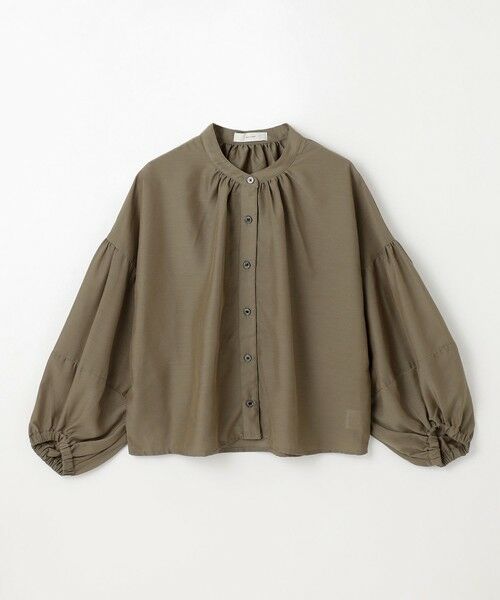 ANY / エニィ シャツ・ブラウス | シアーテックリネンギャザーブラウス | 詳細24
