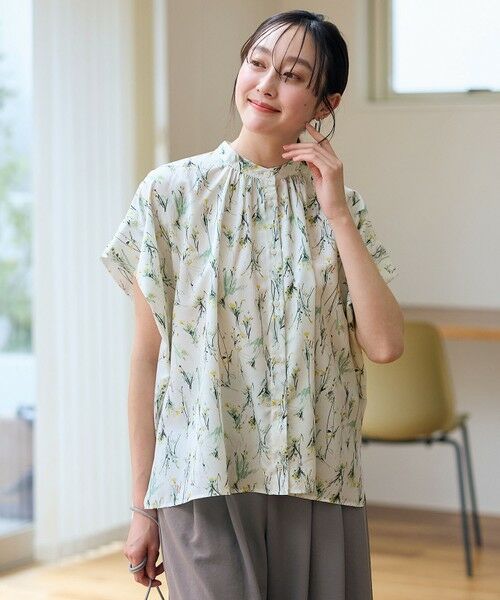 ANY / エニィ シャツ・ブラウス | 【洗濯機可】スクエアプリントシャツ | 詳細1