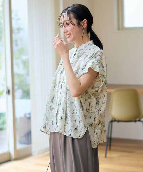 ANY / エニィ シャツ・ブラウス | 【洗濯機可】スクエアプリントシャツ | 詳細2