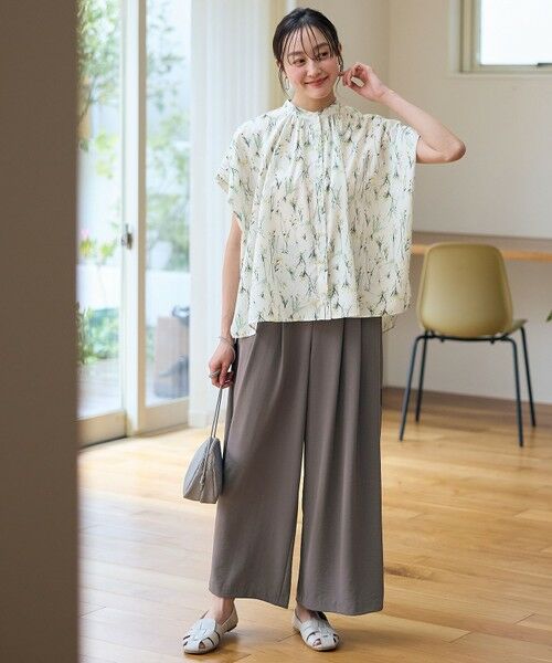 ANY / エニィ シャツ・ブラウス | 【洗濯機可】スクエアプリントシャツ | 詳細4