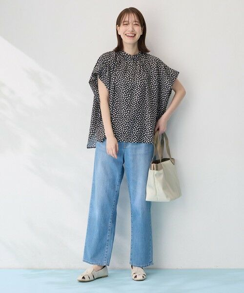 ANY / エニィ シャツ・ブラウス | 【洗濯機可】スクエアプリントシャツ | 詳細24