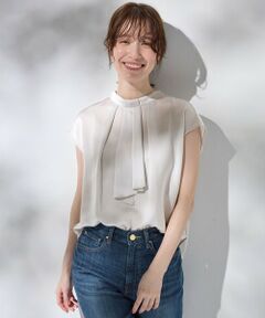 ANY / エニィ シャツ・ブラウス | 【洗濯機可】ボウタイブラウス