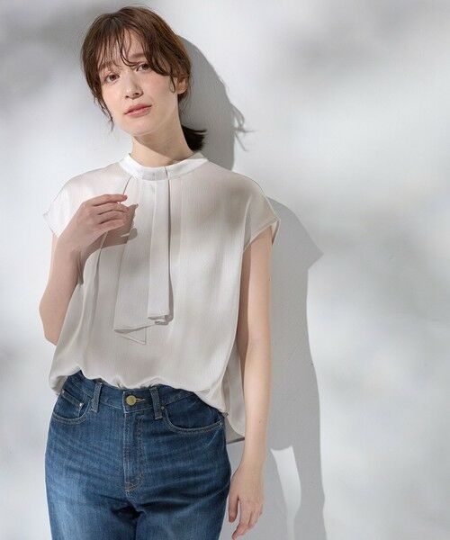 ANY / エニィ シャツ・ブラウス | 【洗濯機可】ボウタイブラウス | 詳細1