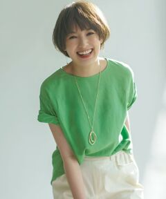 ANY / エニィ シャツ・ブラウス | 【手洗い可】ヨーロピアンリネンツイストスリーブブラウス