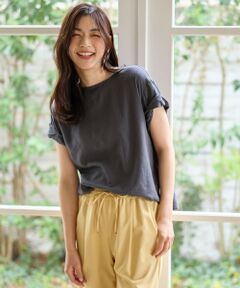 ANY / エニィ シャツ・ブラウス | 【手洗い可】ヨーロピアンリネンツイストスリーブブラウス