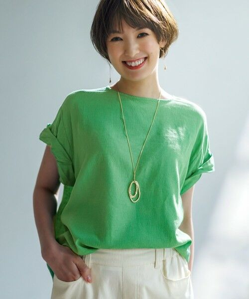 ANY / エニィ シャツ・ブラウス | ヨーロピアンリネンツイストスリーブブラウス | 詳細19