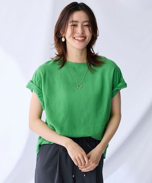 ANY / エニィ シャツ・ブラウス | ヨーロピアンリネンツイストスリーブブラウス | 詳細22