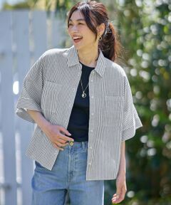 ANY / エニィ シャツ・ブラウス | 【手洗い可】コットンリネンブラウス