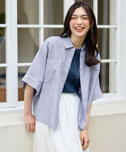 ANY / エニィ シャツ・ブラウス | 【手洗い可】コットンリネンブラウス | 詳細1