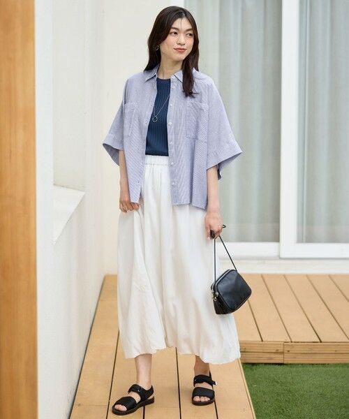 ANY / エニィ シャツ・ブラウス | 【手洗い可】コットンリネンブラウス | 詳細3