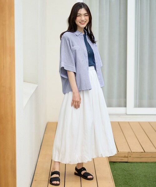 ANY / エニィ シャツ・ブラウス | 【手洗い可】コットンリネンブラウス | 詳細4