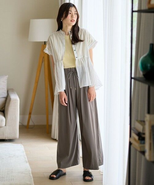 ANY / エニィ シャツ・ブラウス | 【洗濯機可】半袖ティアードブラウス | 詳細3