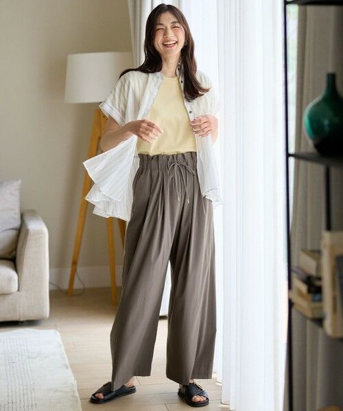 ANY / エニィ シャツ・ブラウス | 【洗濯機可】半袖ティアードブラウス | 詳細4