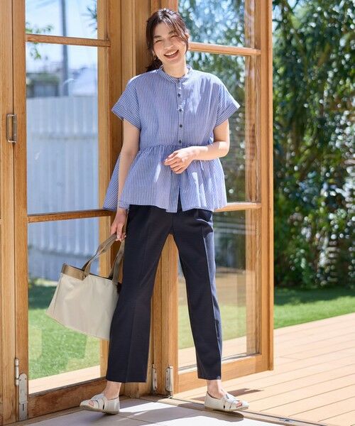 ANY / エニィ シャツ・ブラウス | 【洗濯機可】半袖ティアードブラウス | 詳細10