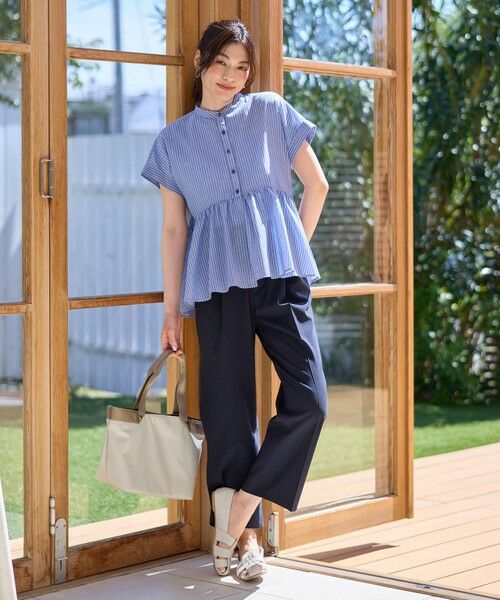 ANY / エニィ シャツ・ブラウス | 【洗濯機可】半袖ティアードブラウス | 詳細11