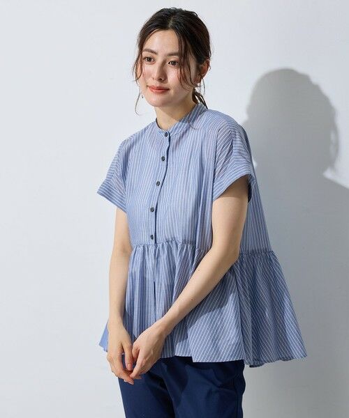 ANY / エニィ シャツ・ブラウス | 【洗濯機可】半袖ティアードブラウス | 詳細12