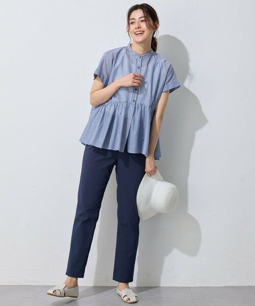 ANY / エニィ シャツ・ブラウス | 【洗濯機可】半袖ティアードブラウス | 詳細13