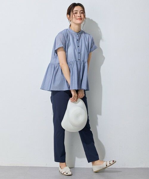 ANY / エニィ シャツ・ブラウス | 【洗濯機可】半袖ティアードブラウス | 詳細15