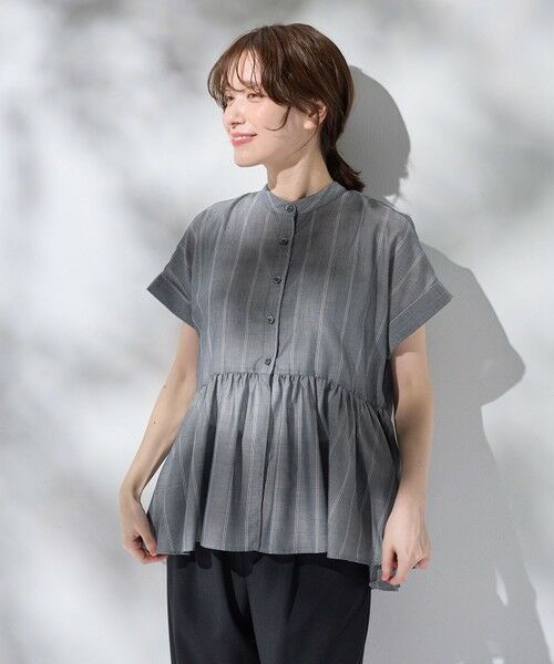 ANY / エニィ シャツ・ブラウス | 【洗濯機可】半袖ティアードブラウス | 詳細24