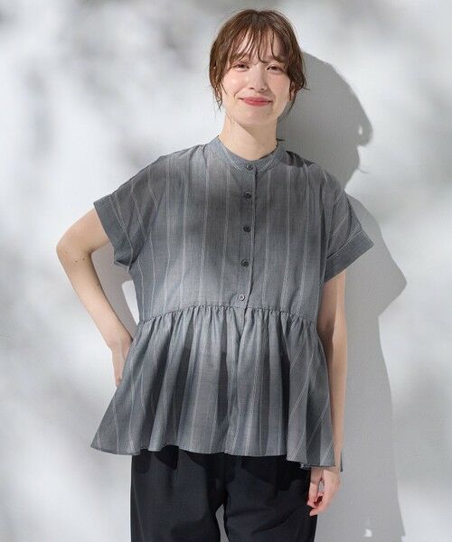 ANY / エニィ シャツ・ブラウス | 【洗濯機可】半袖ティアードブラウス | 詳細25