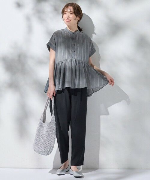 ANY / エニィ シャツ・ブラウス | 【洗濯機可】半袖ティアードブラウス | 詳細26